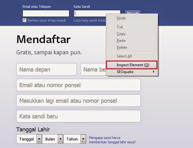 Cara Mengetahui Password Facebook Orang Lain Online